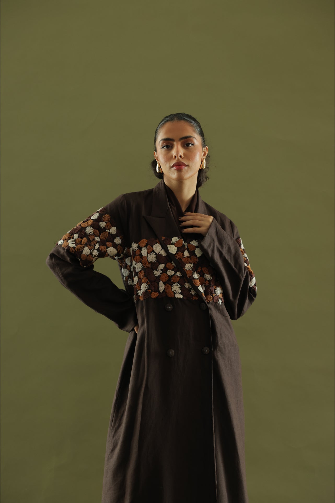 The Botanical Brown Blazer